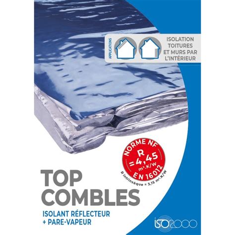 TOP COMBLES isolant réflecteur avec pare vapeur