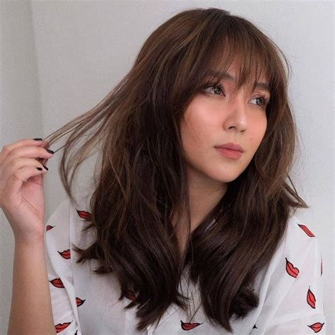 Kathryn Bernardo 🌟 Trendy Haircuts, Haircuts With Bangs, Hairstyles For ...