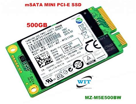 500GB mSATA PCI-E internal Solid State Drive (SSD) 30*50mm MZ-M6E500 ...