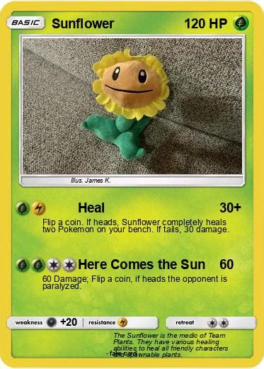 Pokémon Sunflower 257 257 Heal My Pokemon Card