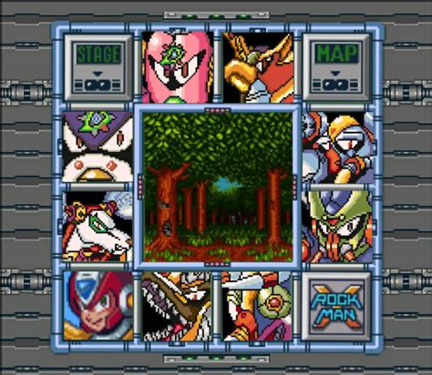 Mega Man X Mega Mission Stage Select By Marinostyle On Deviantart