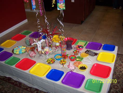 Candyland Party Table Decorations