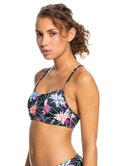 Roxy Active Bralette Sports Bra Bikini Top For Women Roxy