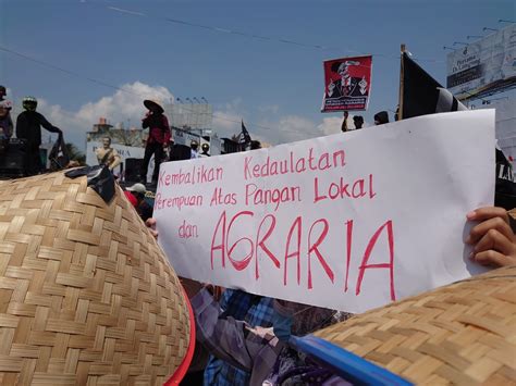 Petani Tuntut Penyelesaian Konflik Agraria Dan Kelangkaan Pupuk