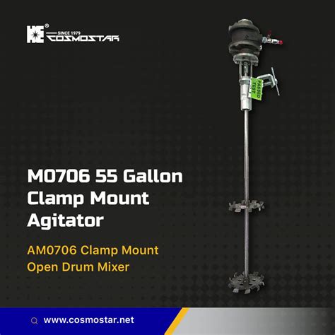 COSMOSTAR M0706 Mezclador de tambor agitador neumático de 5 galones55