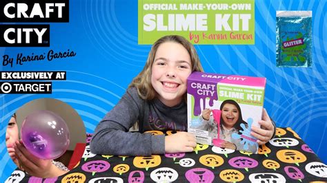 Craft City By Karina Garcia Slime Kit Slime Testing And Review Youtube