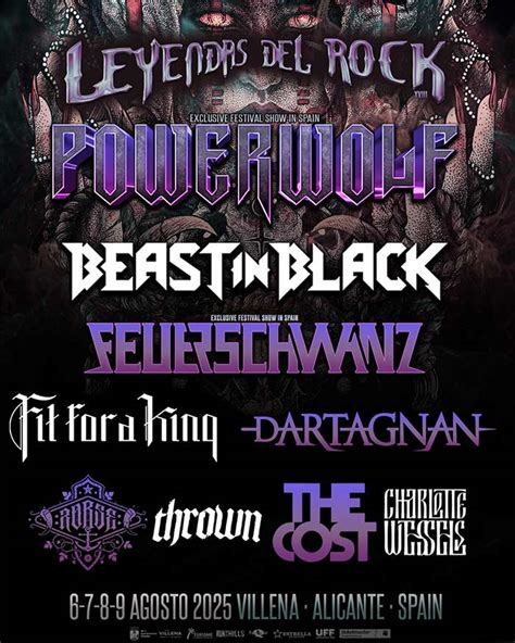 Leyendas del Rock anuncia a Powerwolf y ocho bandas más en el primer