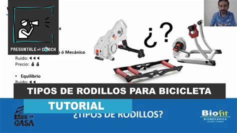 Tipos De Rodillos Para Bicicleta Ciclismo Youtube