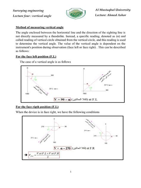 Vertical Angle | PDF