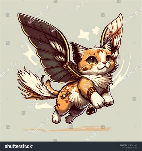 7,428 Flying Cat Funny Images, Stock Photos & Vectors | Shutterstock