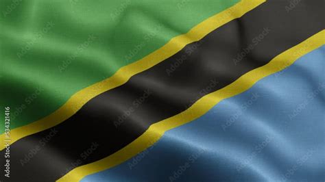 Flag Of Tanzania - Tanzania Flag High Detail - National flag Tanzania ...