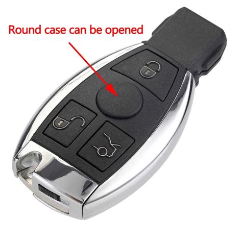 Car Key Replacement 433MHz 3 Buttons Remote Car Key Shell For Mercedes