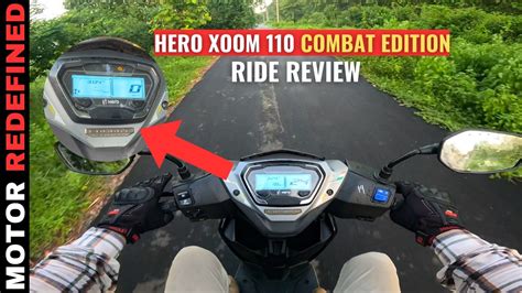 All New Hero Xoom Xtec Combat Edition Ride Review Honda