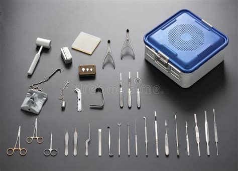 Medical And Surgical Stainless Steel Tool Set Stock Photo Image Of