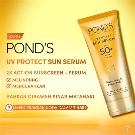 Jual Pond S Uv Protect Sun Serum Spf Pa Uva Uvb Lightweight