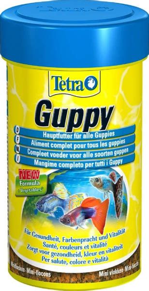 Tetra Guppy корм для всех видов гуппи (мини-хлопья) - купить с ...