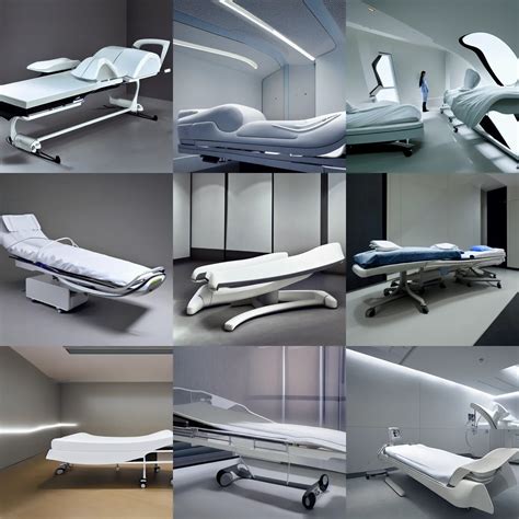 Futuristic Hospital Bed