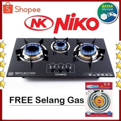 Jual Kompor Niko Phantom Kompor Gas Tanam Tungku Kaca Niko Reflection