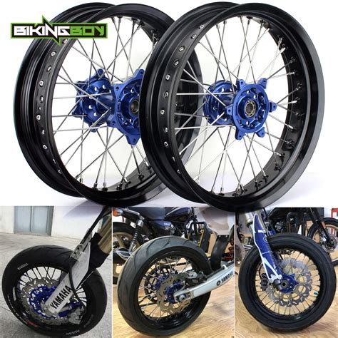 Bikingboy Supermoto Wheel Rim Hub Front Rear For Yamaha