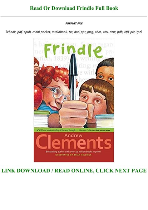 Download [PDF] Frindle Full PDF Online