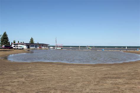 Flooding On The Caseville Beach