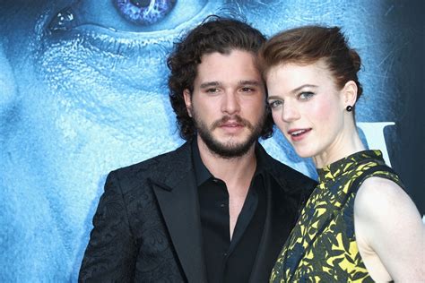 Game Of Thrones Couple Kit Harrington And Rose Leslie Rubbishes Their