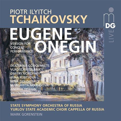 TCHAIKOVSKY EUGENE ONEGIN Album By Alexander Orlov 45 OFF