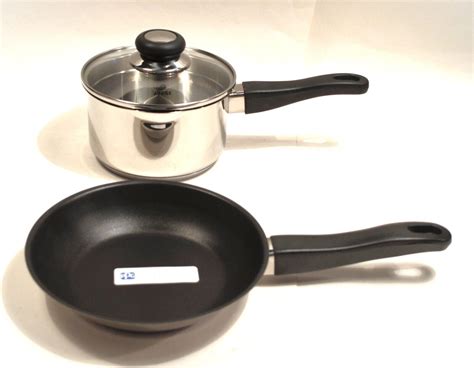 Judge Vista Piece Stainless Steel Draining Lid Saucepan Non Stick