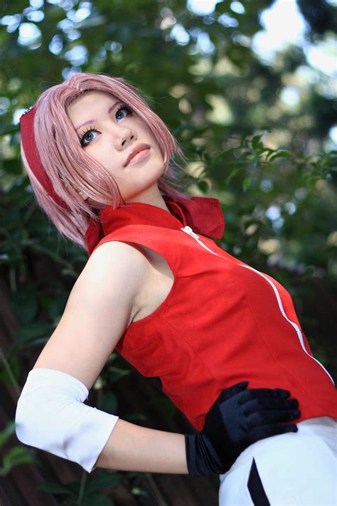 Naruto Sakura Cosplay By Azukitzeng Sakura Cosplay Sakura Haruno