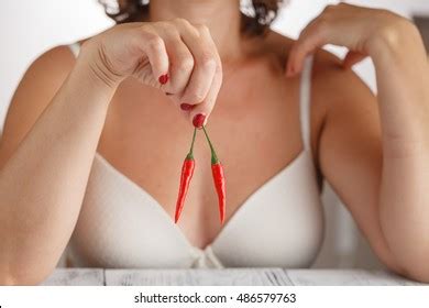 Sexy Sex Breast Girl Hot Pepper Royalty Free Images Stock Photos Pictures Shutterstock