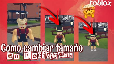 C Mo Hacerse Peque O En Rocitizens Roblox Youtube