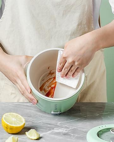 Amazon Zelarca Hot Pot Electric L Mini Ramen Cooker W Rapid Noodles Cooker