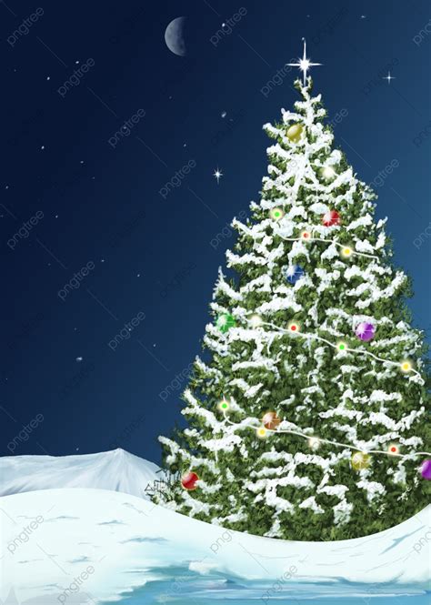 Christmas Card Template Snow Vector Landscape Illustration Background, Background, Wallpaper ...