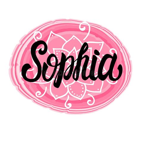 Name Sophia Stock Illustrations – 52 Name Sophia Stock Illustrations ...