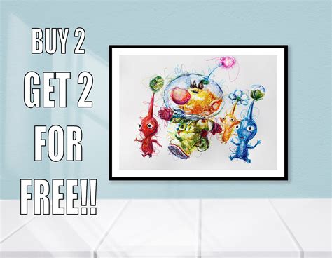 Olimar Pikmin Poster Nintendo Artwork High Quality Print | Etsy