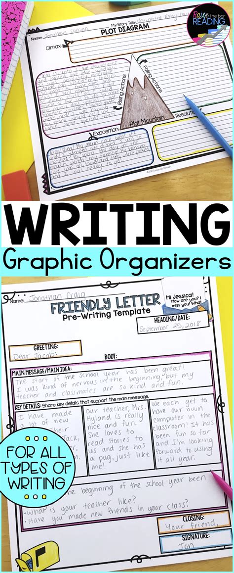 These writing graphic organizers are great supports for your students ...