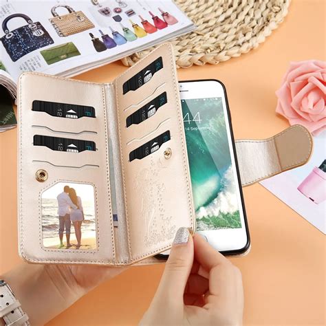 Floveme Leather Wallet Case For Iphone 7 6 6s Plus 5 5s Se Phone Cases