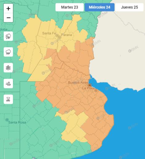 Santiago Corinaldesi On Twitter Alerta Nivel Naranja Por Tormentas