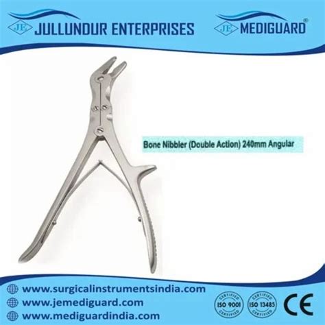 Mediguard Stainless Steel Double Action Bone Nibbler For Hospital