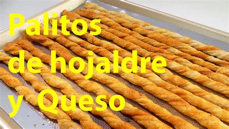 Palitos De Hojaldre Con Queso Parmesano Paso A Paso YouTube