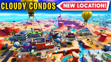 Cloudy Condos Location Fortnite Chapter 3 Season 4 Map Update Youtube