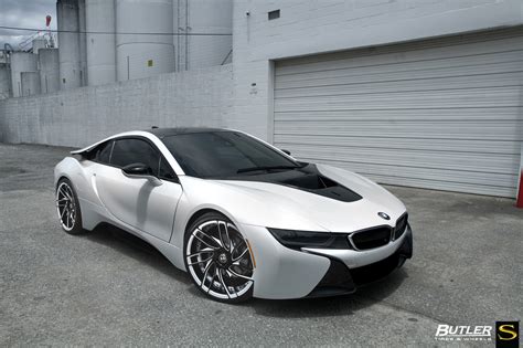 Bmw I8 On Custom Painted Savini Sv62d Wheels Trending At Butler Tires