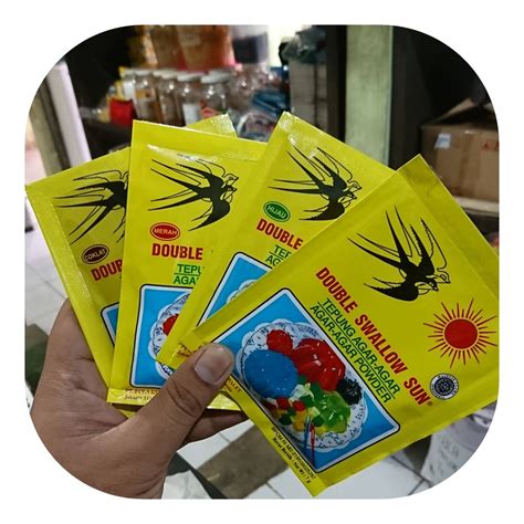 Jual Tepung Agar Agar Double Swallow Kemasan Gr Shopee Indonesia