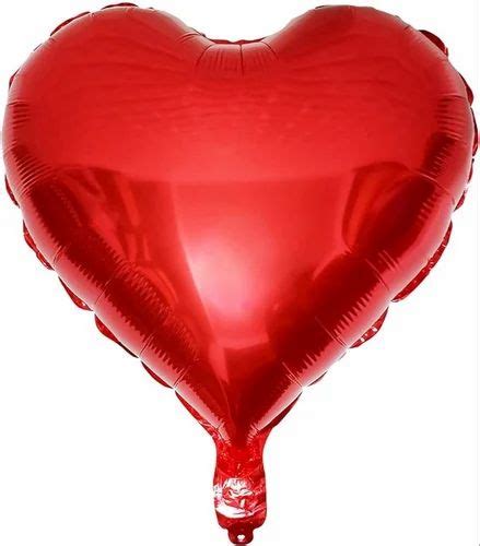 Red Helium Inch Heart Shape Foil Balloon At Rs Piece In New Delhi