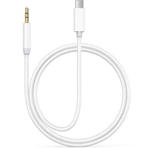 Aux to USB C,USB C to 3.5mm Audio Aux Jack Cable,Aux Cord for iPhone,3