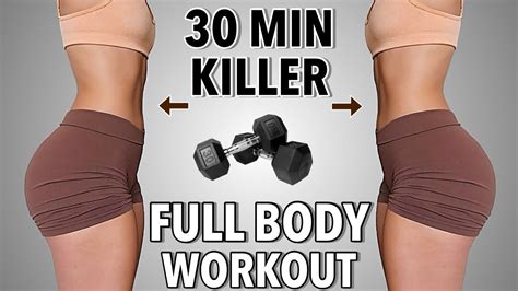 30 Min Calorie Killer Hiit With Weights Full Body Burn Calories Build Muscle 30x30 Day 28