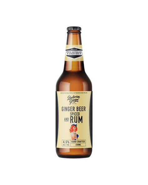 Buderim Ginger Beer Spiced Rum 330mL - Boozy