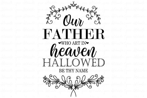 Our Father Who Art In Heaven Script Graphic By Agnes Belle · Creative