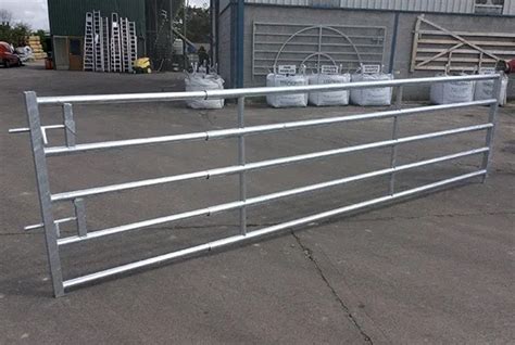 Welded Mesh Farm Gates Wire Filled Tube 12 Foot Hot Dipped Galvanized