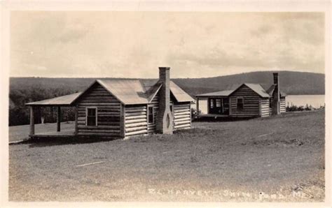 Shin Pond Maine Shin Pond River Cabins Real Photo Vintage Postcard U1514 - Mary L. Martin Ltd ...